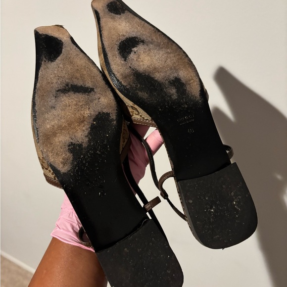 Gucci GG Monogram Slingback Flats - Picture 13 of 13